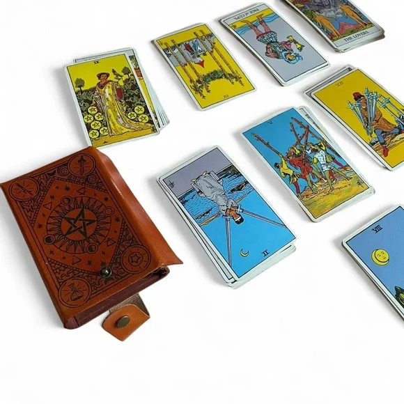 Tarot Card Set with Leather Case - Picture 3 of 5